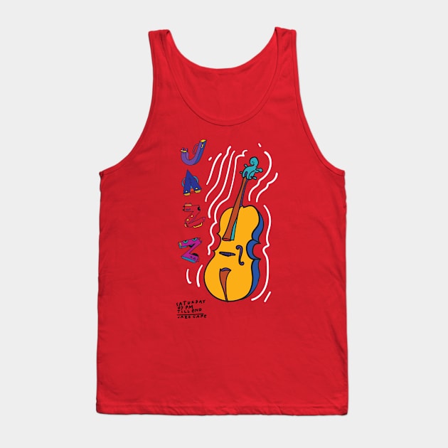 Jazz Night Tank Top by Music Lover